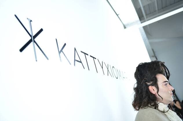 An audience member poses after the Katty Xiomara fashion show at New York Fashion Week: Pier 59 Studios on February 13, 2017 in New York City.  NYP201702131003 ANDREAxHANKS
