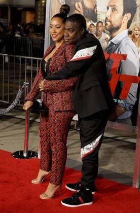 Tracy Morgan & wife Megan Wollover FIST FIGHT FILM PREMIERE Los Angeles Patrick Rideaux PicturePerfect