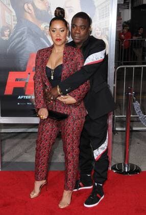 February 13, 2017 - Westwood, CA, United States - 13 February 2017 - Westwood, California - Tracy Morgan, Megan Wollover. Fist Fight Los Angeles premiere held at Regency Village Theatre. Photo Credit: AdMedia Westwood United States - ZUMAa123 20170213_zaa_a123_059 Copyright: xBirdiexThompsonx