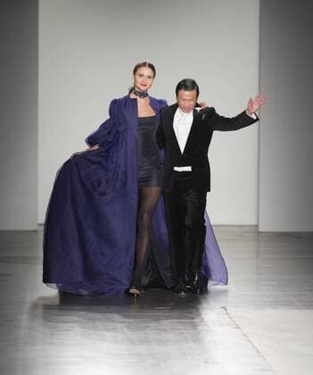 New York Fashion week Fall 2017 - Zang Toia Designer Zang Toi & model walk runway for Zang Toi collection during New York Fashion week Fall 2017 at Pier 59  LevxRadin