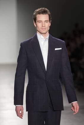 New York Fashion week Fall 2017 - Zang Toi Cory Stearns walks runway for Zang Toi collection during New York Fashion week Fall 2017 at Pier 59  LevxRadin