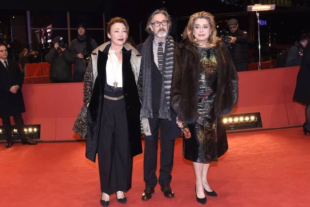 Catherine Frot, Martin Provost and Catherine Deneuve attending the Sage femme The Midwife premiere at the 67th Berlin International Film Festival Berlinale 2017 at Haus der Berliner Festspiele on February 14, 2017 in Berlin, Germany. Foto:xC.xNiehausx xFuturexImage