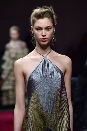 New York Fashion Week - Naeem Khan Modenschau Models walk on the runway at the Naeem Khan fashion show at New York Fashion Week: The Shows at Gallery 2 Skylight Clarkson Sq on February 14, 2017 in New York City.  NYP201702141062 ANDREAxHANKS