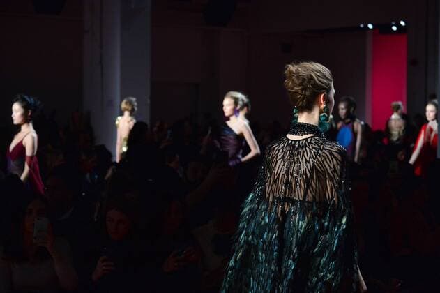 New York Fashion Week - Naeem Khan Modenschau Models walk on the runway at the Naeem Khan fashion show at New York Fashion Week: The Shows at Gallery 2 Skylight Clarkson Sq on February 14, 2017 in New York City.  NYP201702141072 ANDREAxHANKS