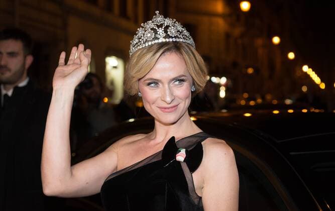 Italy: Premiere of Diana & Lady D Serena Autieri during the premiere of Diana & Lady D  AndreaxBracaglia