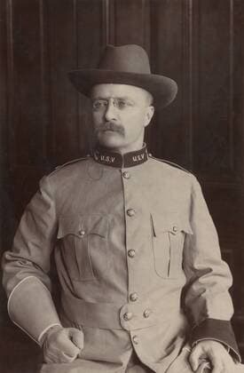 December 14, 2016 - Theodore Roosevelt, Seated Portrait in Uniform, by Frances Benjamin Johnson, August 1898 - ZUMAg145 20161214_zza_g145_001 Copyright: xJTxVintagex