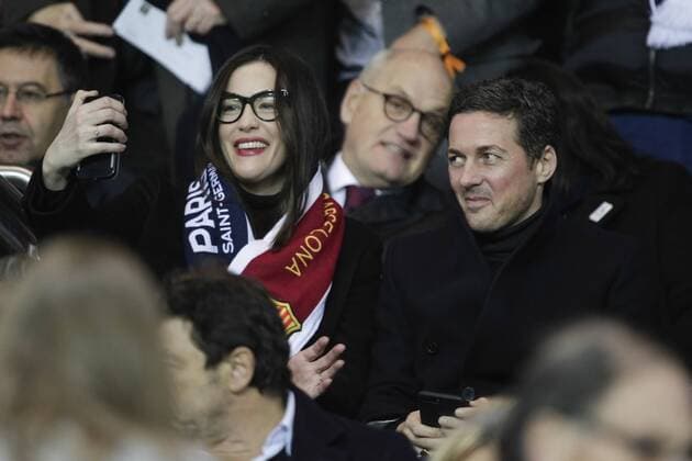 February 14, 2017 - Paris, France - Liv Tyler (L) and husband Royston Langdon of ArcKid attend the UEFA Champions League round of 16 first leg football match between Paris Saint-Germain and FC Barcelona on February 14, 2017 at the Parc des Princes stadium in Paris. (Credit Image: Â© Geoffroy Van Der Hasselt NurPhoto via ZUMA Press) Paris Saint-Germain v FC Barcelona - UEFA Champions League Round of 16: First Leg ZUMAPRESS.com  ZUMA-20170214_zaa_n230_579.jpg