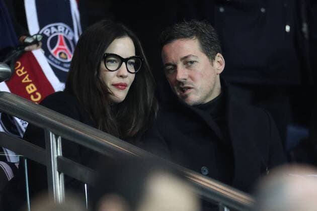 215566 Jimmy Conway Starface 2017-02-15 Paris France Match PSG-Barcelone au Parc des Princes comptant pour les 1 8eme de Finale de la Ligue des Champions 2017. Liv Tyler et son compagnon David Gardner  Copyright: xJimmyxConwayx xStarfacex STAR_215566_013