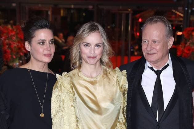 Susanne Wolff, Nina Hoss und Stellan Skarsgard bei der Return to Montauk Film Premiere im Rahmen der 67. Internationale Filmfestspiele Berlin Berlinale am 15.02.2017 in Berlin Berlinale 2017- Return to Montauk Filmpremiere 