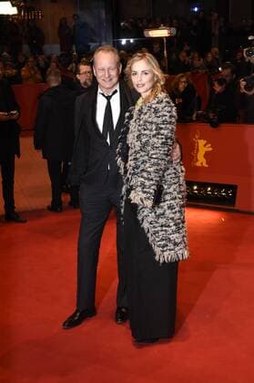 Stellan Skarsgard and Nina Hoss attending Return To Montauk premiere at the 67th Berlin International Film Festival Berlinale 2017 at Berlinale Palast on February 15, 2017 in Berlin, Germany. Foto:xC.xNiehausx xFuturexImage