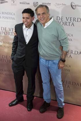 Milton Sanchez and Paco Arango attends to the premiere of the film Lo que de verdad importa in Madrid, Spain. February 15, 2017.  (20170215027)
