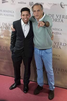 Milton Sanchez and Paco Arango attends to the premiere of the film Lo que de verdad importa in Madrid, Spain. February 15, 2017.  (20170215028)