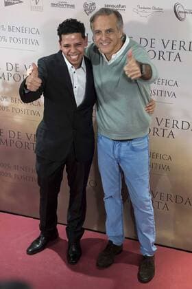 Milton Sanchez and Paco Arango attends to the premiere of the film Lo que de verdad importa in Madrid, Spain. February 15, 2017.  (20170215029)