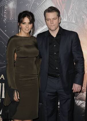 February 15, 2017 - Hollywood, California, U.S. - Matt Damon, Luciana Barroso... attends The Los Angeles Premiere of The Great Wall held at the TCL Chinese Theatre in Hollywood, California on February 15, 2017. 2017 Hollywood U.S. - ZUMAl86_ 20170215_zaf_l86_029 Copyright: xDavexLongendykex
