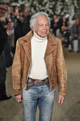 . 15 02 2017. New York, United States. Designer Ralph Lauren at the end of his show at New York Fashion Week for Autumn Winter 2107.  xi-Imagesx IIM-14396-0180