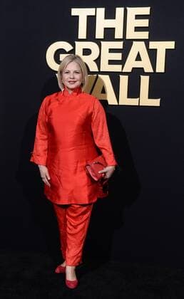 Costume designer Mayes C. Rubeo attends the premiere of the motion picture fantasy thriller The Great Wall at the TCL Chinese Theatre in the Hollywood section of Los Angeles on February 15, 2017. Storyline: European mercenaries searching for black powder become embroiled in the defense of the Great Wall of China against a horde of monstrous creatures.  LAP2017021529 JIMxRUYMEN