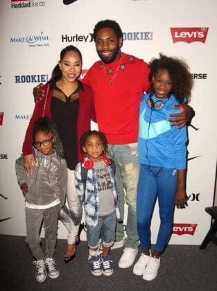 February 15, 2017 - New York, New York, U.S. - ANTONIO CROMARTIE and family attend the Rookie USA Fashion Show.Skylight Clarkson Studios, NYC.February 15, 2017.Photos by , Photos Inc.2017 New York U.S. - ZUMAms4_ 20170215_zaf_ms4_072 Copyright: xSoniaxMoskowitzx