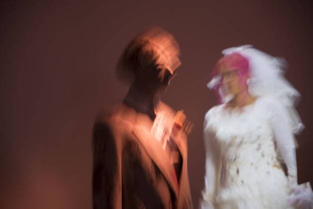 London Fashion Week: Claire Barrow x Melissa A private view of Dancing With Dreams; an impressive art piece integrating sculpture, performance, technology, fashion, film, and music from British multi-disciplinary visual artist - Claire Barrow, and hosted by Galeria Melissa in Covent Garden.  AlbertoxPezzali