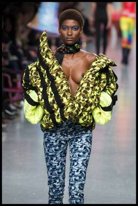. 17 02 2017. London, United Kingdom. Models walk the catwalk for the Fyodor Golan show on the opening day of London Fashion Week 2017 at 180 The Strand, London, UK,  xBenxStevensx xi-Imagesx IIM-14411-0002