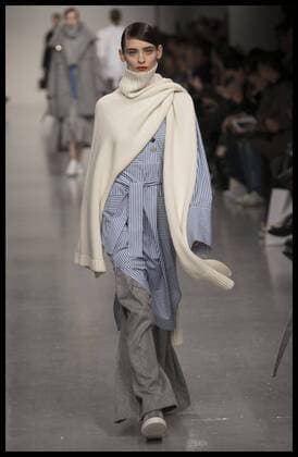 . 17 02 2017. London, United Kingdom. Eudon Choi show on opening day of London Fashion Week for Autumn Winter 2017  xStephenxLockx xi-Imagesx IIM-14410-0002