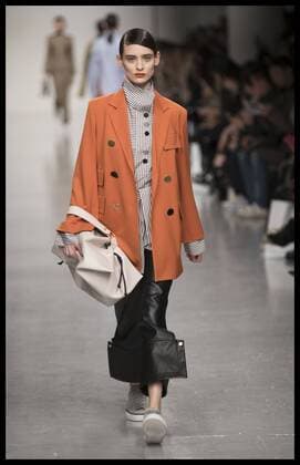 . 17 02 2017. London, United Kingdom. Eudon Choi show on opening day of London Fashion Week for Autumn Winter 2017  xStephenxLockx xi-Imagesx IIM-14410-0010