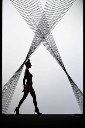 Maya Hansen fashion show at Mercedes Benz Fashion Week Madrid 2017.  DiegoxPuerta