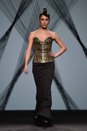 Pilar Rubio at Maya Hansen fashion show at Mercedes Benz Fashion Week Madrid 2017.  DiegoxPuerta