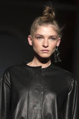 Katya Konstantinova bei der Roberto Verino Fashion Show auf der Mercedes-Benz Fashion Week Madrid Autumn Winter 2017. Madrid, 16.02.2017 Katya Konstantinova  Foto:xDyDxFotografosx xFuturexImage