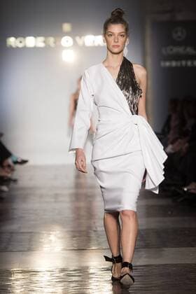 Marta Ortiz bei der Roberto Verino Fashion Show auf der Mercedes-Benz Fashion Week Madrid Autumn Winter 2017. Madrid, 16.02.2017 Marta Ortiz  Foto:xDyDxFotografosx xFuturexImage