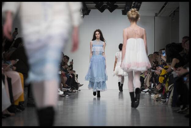 . 17 02 2017. London, United Kingdom. Models walk the catwalk at the Bora Aksu show on the opening day of London Fashion Week 2017 at 180 The Strand, London, UK,  xBenxStevensx xi-Imagesx IIM-14413-0017