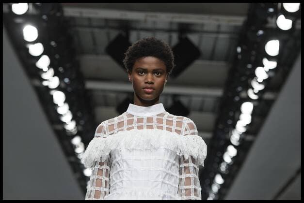 . 17 02 2017. London, United Kingdom. Models walk the catwalk at the Bora Aksu show on the opening day of London Fashion Week 2017 at 180 The Strand, London, UK,  xBenxStevensx xi-Imagesx IIM-14413-0018