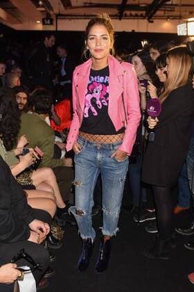 Rosanna Zanetti at the frontrow of Maya Hansen fashion show at Mercedes Benz Fashion Week Madrid 2017.  DiegoxPuerta