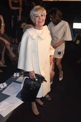 Concha Velasco at the frontrow of the Devota y Lomba frontrow of Mercedes Benz Fashion Week Madrid 2017.  DiegoxPuerta