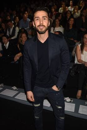 Ruben Sanz at the frontrow of the Devota y Lomba frontrow of Mercedes Benz Fashion Week Madrid 2017.  DiegoxPuerta