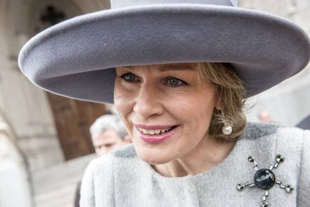 Bilder des Tages Belgische Royals anlässlich einer Messe für die Verstorbenen der Familie BELGIUM , BRUSSELS , Feb. 17 , 2017 - Queen Mathilde and King Philippe - Filip of Belgium attends a special Mass to commemorate the deceased members of the Belgian Royal Family Â  DannyxGys