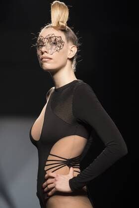 Irene bei der Maya Hansen Fashion Show auf der Mercedes-Benz Fashion Week Madrid Autumn Winter 2017. Madrid, 17.02.2017 Irene  Foto:xDyDxFotografosx xFuturexImage