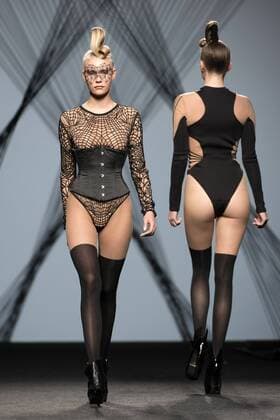 Lotta Korkala bei der Maya Hansen Fashion Show auf der Mercedes-Benz Fashion Week Madrid Autumn Winter 2017. Madrid, 17.02.2017 Lotta Korkala  Foto:xDyDxFotografosx xFuturexImage