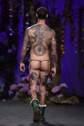 Francis Montesinos fashion show of Mercedes Benz Fashion Week Madrid 2017.  DiegoxPuerta