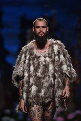 Francis Montesinos fashion show of Mercedes Benz Fashion Week Madrid 2017.  DiegoxPuerta
