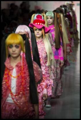 . 18 02 2017. London, United Kingdom. Models walk the catwalk for the Ryan Lo show on the second day of London Fashion Week 2017 at 180 The Strand, London, UK,  xBenxStevensx xi-Imagesx IIM-14426-0003