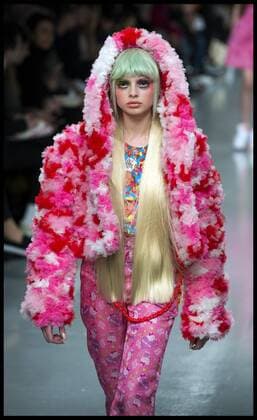 . 18 02 2017. London, United Kingdom. Models walk the catwalk for the Ryan Lo show on the second day of London Fashion Week 2017 at 180 The Strand, London, UK,  xBenxStevensx xi-Imagesx IIM-14426-0012