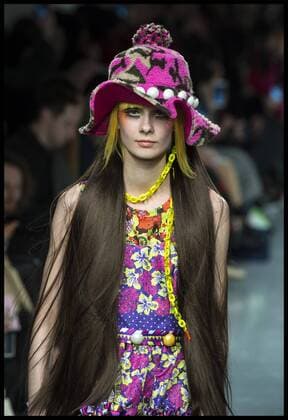 . 18 02 2017. London, United Kingdom. Models walk the catwalk for the Ryan Lo show on the second day of London Fashion Week 2017 at 180 The Strand, London, UK,  xBenxStevensx xi-Imagesx IIM-14426-0019