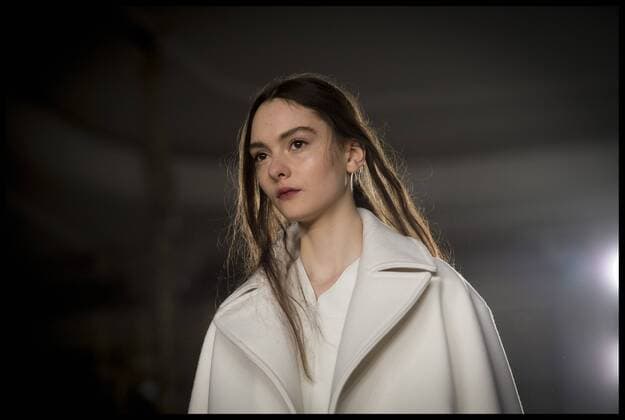 . 18 02 2017. London, United Kingdom. Models walk the catwalk for the Ryan Lo show on the second day of London Fashion Week 2017 at 180 The Strand, London, UK,  xBenxStevensx xi-Imagesx IIM-14426-0034