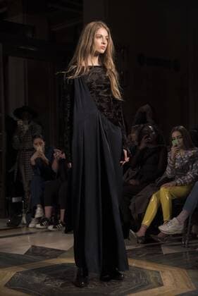 United Kingdom: LFW: CECI fashion show CECI s fashion show AW17 at London Fashion Scout, during the Fashion Week. Apparel and jewelry designer Cecilia Chang s namesake brand was founded in New York City 2014. The label is known for its loose-fitting and clean silhouette aesthetic.  AlbertoxPezzali