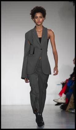 . 18 02 2017. London, United Kingdom. Models walk the catwalk for the Ports 1961 show on the second day of London Fashion Week 2017 at Victoria House, Bloomsbury Square, London, UK.  xBenxStevensx xi-Imagesx IIM-14429-0007