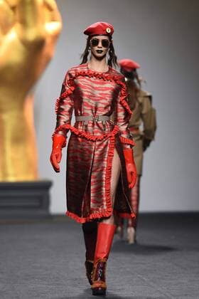Ana Locking fashion show at Mercedes Benz Fashion Week Madrid 2017.  DiegoxPuerta