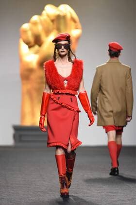 Ana Locking fashion show at Mercedes Benz Fashion Week Madrid 2017.  DiegoxPuerta