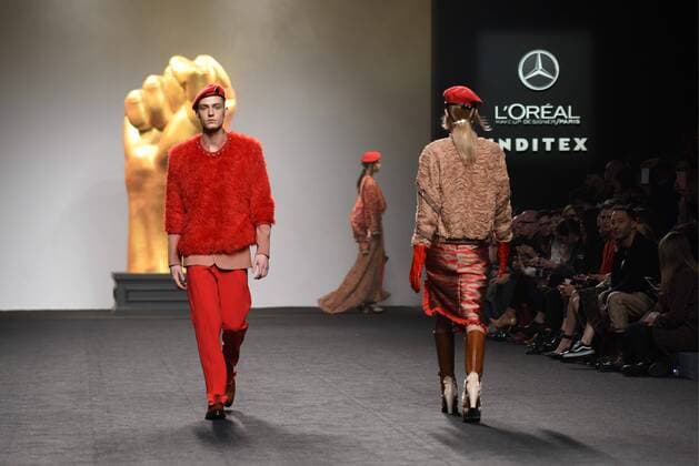 Ana Locking fashion show at Mercedes Benz Fashion Week Madrid 2017.  DiegoxPuerta