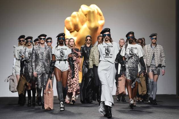 Ana Locking fashion show at Mercedes Benz Fashion Week Madrid 2017.  DiegoxPuerta