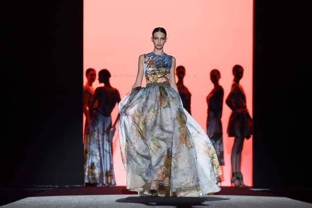 Hannibal Laguna fashion show at Mercedes Benz Fashion Week Madrid 2017.  DiegoxPuerta